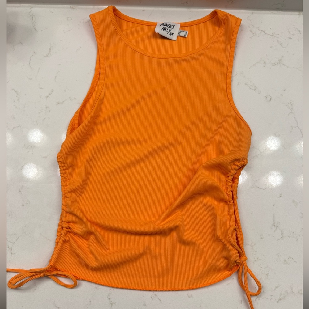 Princess Polly Vibrant Orange Tank Top